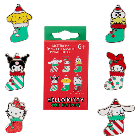 LOUNGEFLY : SANRIO - Stocking Stuffers Blind Box Single Enamel Pin