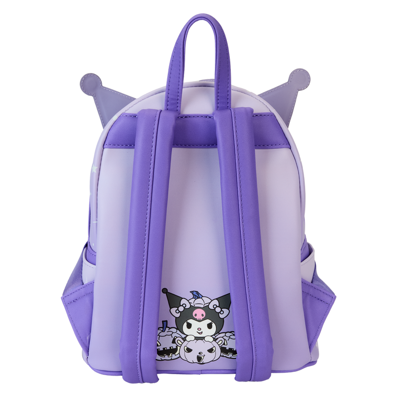 LOUNGEFLY : SANRIO - Kuromi Pumpkin Light Up Glow Mini Backpack