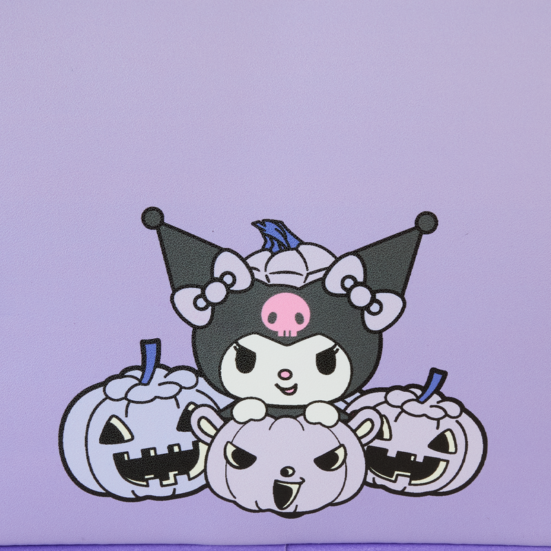 LOUNGEFLY : SANRIO - Kuromi Pumpkin Light Up Glow Mini Backpack