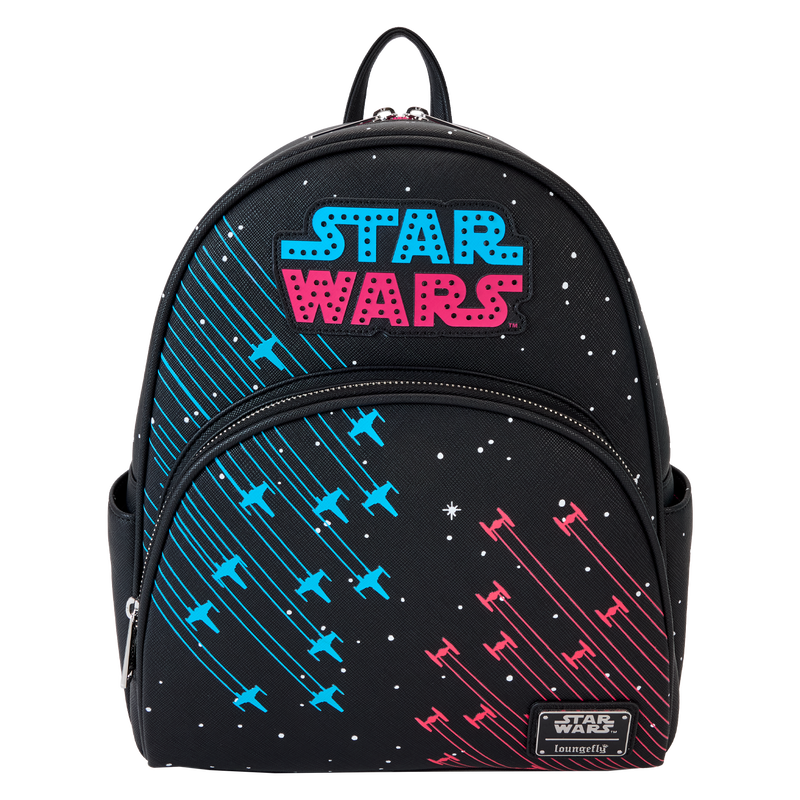 LOUNGEFLY : STAR WARS - Rebels vs Empire Galactic Light Up Glow Mini Backpack