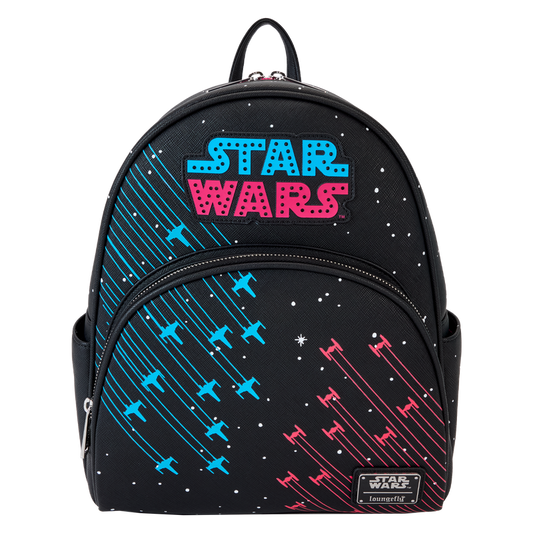 LOUNGEFLY : STAR WARS - Rebels vs Empire Galactic Light Up Glow Mini Backpack