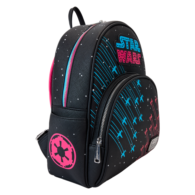 LOUNGEFLY : STAR WARS - Rebels vs Empire Galactic Light Up Glow Mini Backpack