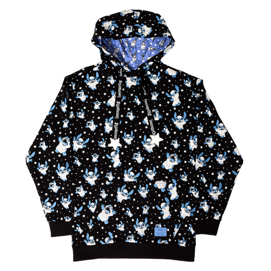 LOUNGEFLY : DISNEY - Stitch Ghost Costume All-Over Print Unisex Hoodie