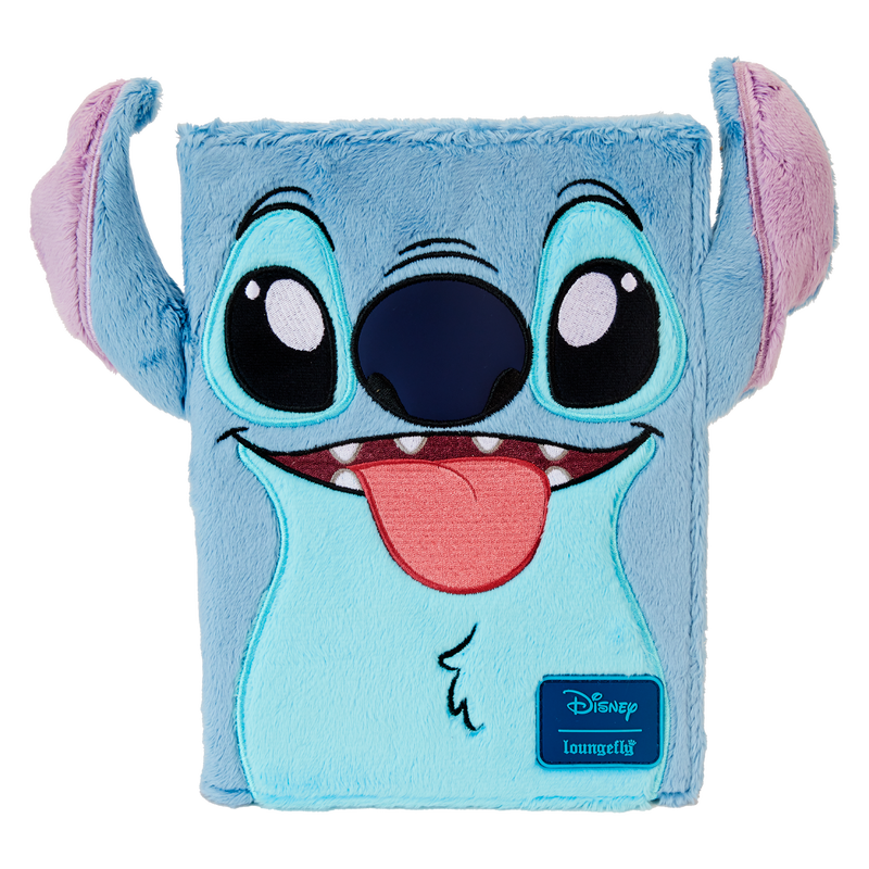 LOUNGEFLY : DISNEY - Lilo & Stitch Plush Cosplay Refillable Stationery Journal