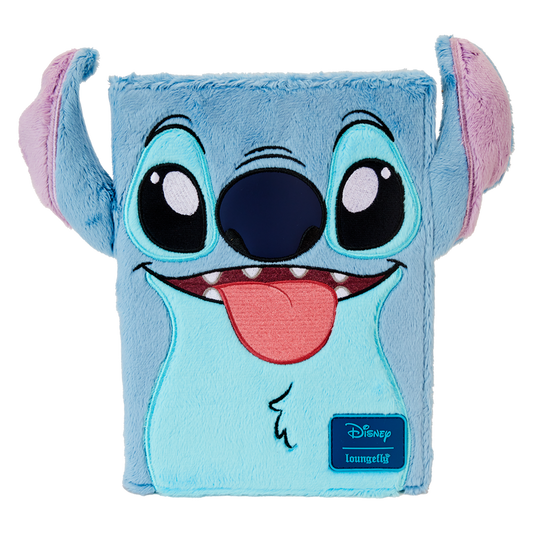 LOUNGEFLY : DISNEY - Lilo & Stitch Plush Cosplay Refillable Stationery Journal