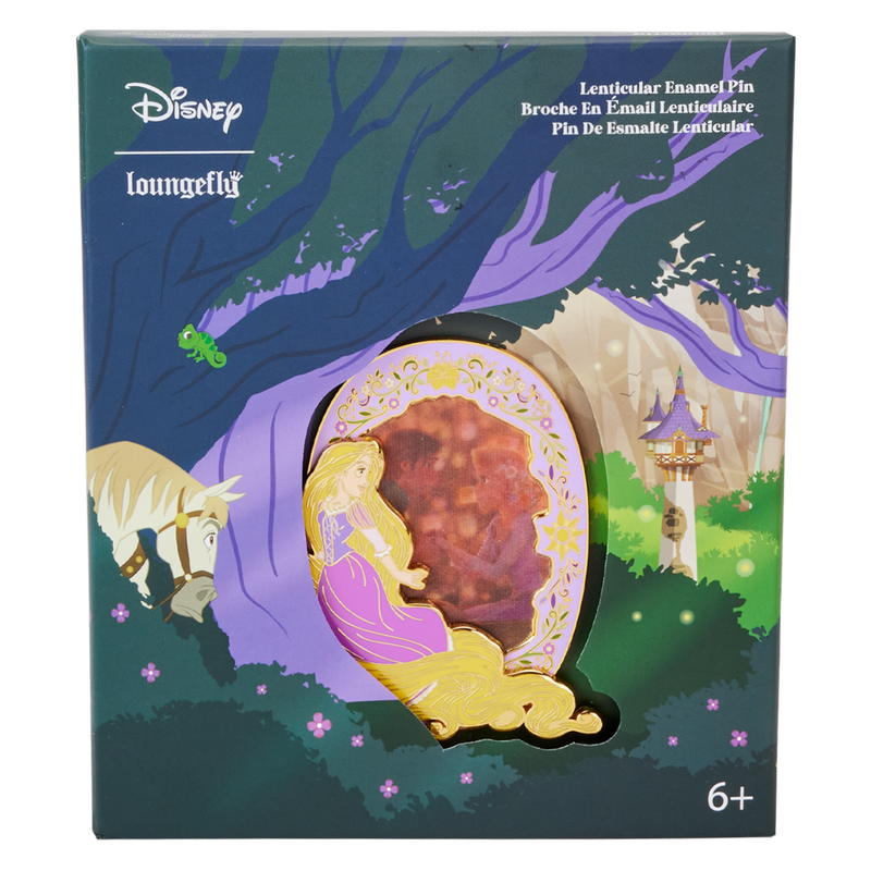 LOUNGEFLY : DISNEY - Tangled Princess Series 3" Collector Box Lenticular Pin