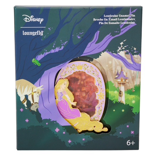 LOUNGEFLY : DISNEY - Tangled Princess Series 3" Collector Box Lenticular Pin