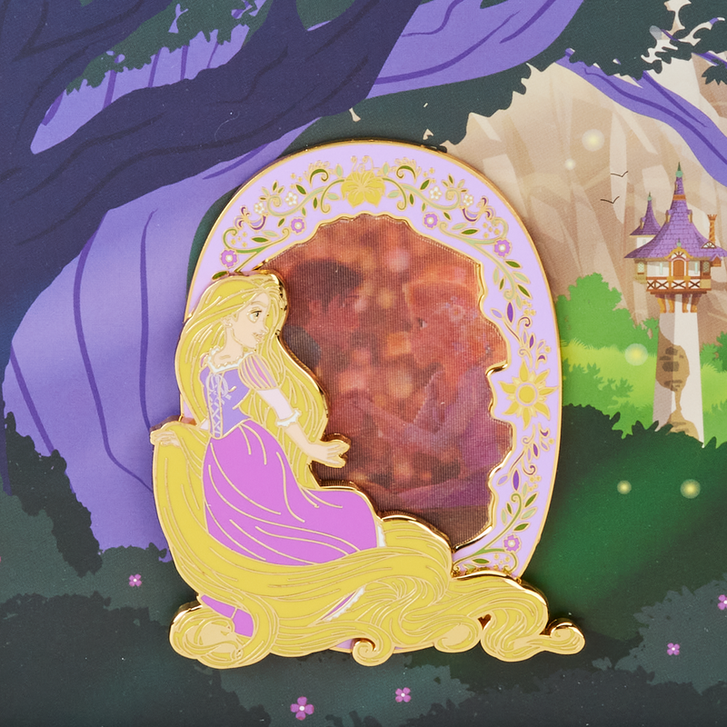 LOUNGEFLY : DISNEY - Tangled Princess Series 3" Collector Box Lenticular Pin