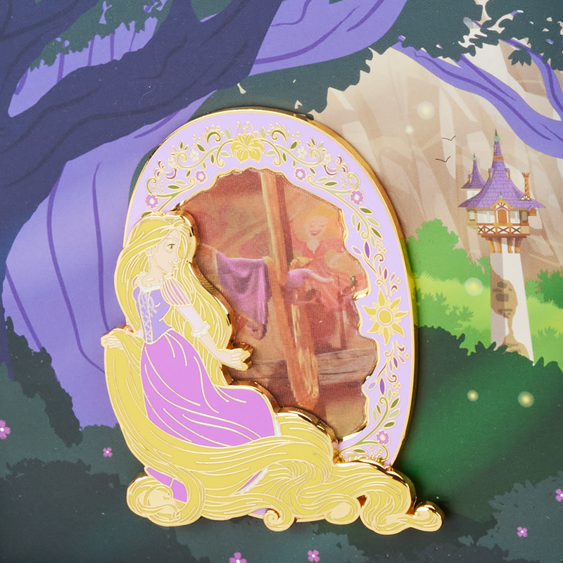 LOUNGEFLY : DISNEY - Tangled Princess Series 3" Collector Box Lenticular Pin