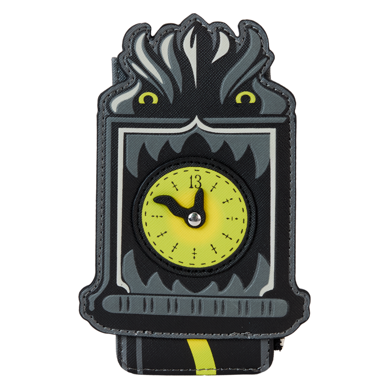 LOUNGEFLY : DISNEY - Haunted Mansion Clock Glow Large Cardholder