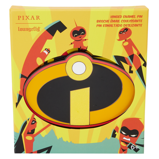 LOUNGEFLY : PIXAR - The Incredibles 20th Anniversary 3" Collector Box Hinged Pin