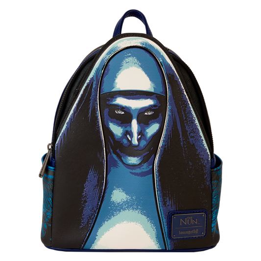 LOUNGEFLY : WARNER BROTHERS - The Nun Cosplay Light Up Glow Mini Backpack