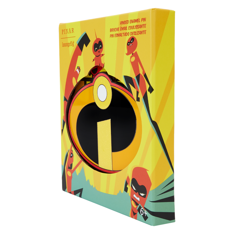 LOUNGEFLY : PIXAR - The Incredibles 20th Anniversary 3" Collector Box Hinged Pin