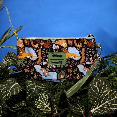 LOUNGEFLY : DISNEY - Lion King 30th Anniversary Nylon Wristlet Pouch