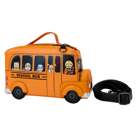 LOUNGEFLY : TRICK 'R TREAT - School Bus Crossbody Bag