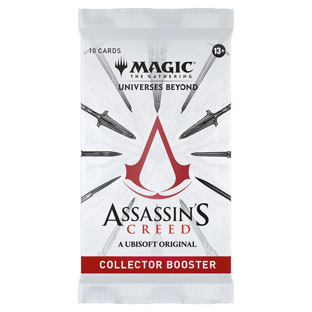 MAGIC THE GATHERING - Assassin's Creed Collector Booster Pack (10 Cards Per Pack)