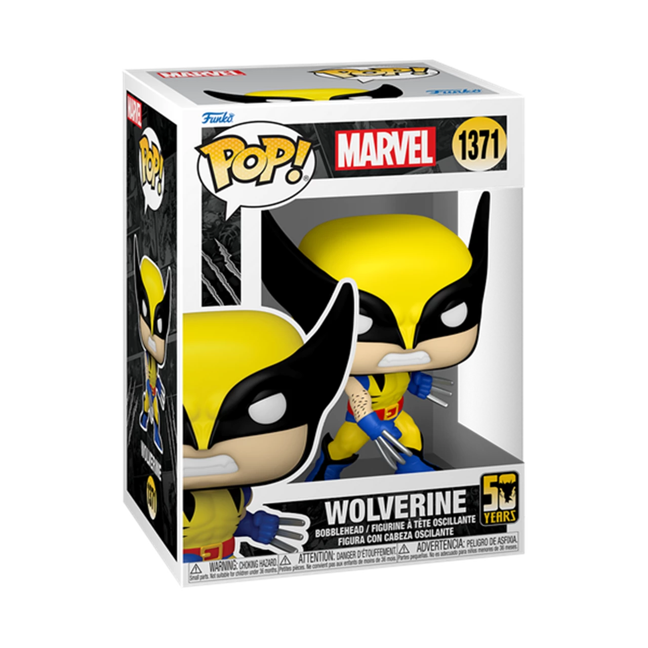 MARVEL : WOLVERINE 50 YEARS - Wolverine (Classic) #1371 Funko Pop!