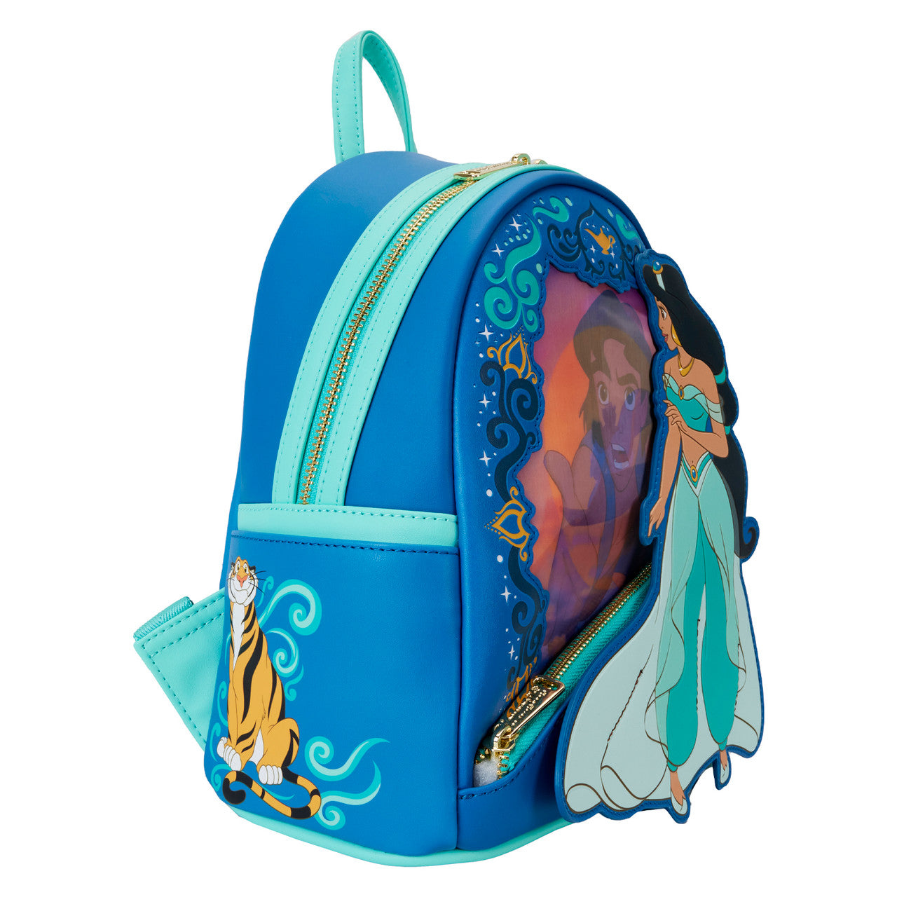 LOUNGEFLY DISNEY Aladdin Princess Jasmine Lenticular Mini Backpack Cool Merch