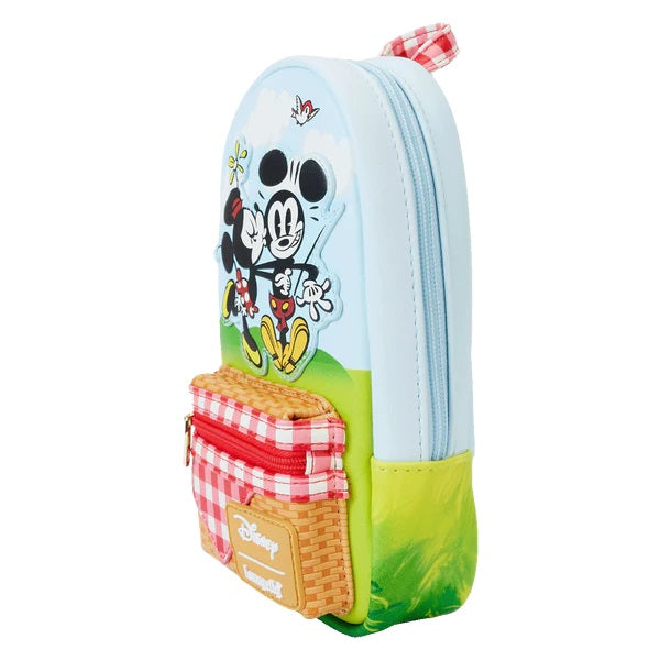 LOUNGEFLY : DISNEY - Mickey and Friends Picnic Mini Backpack Pencil Case