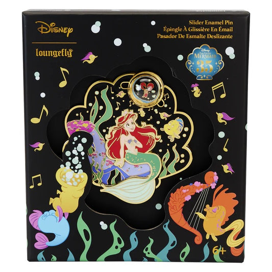 LOUNGEFLY : DISNEY - Little Mermaid Life Is The Bubbles 3" Pin