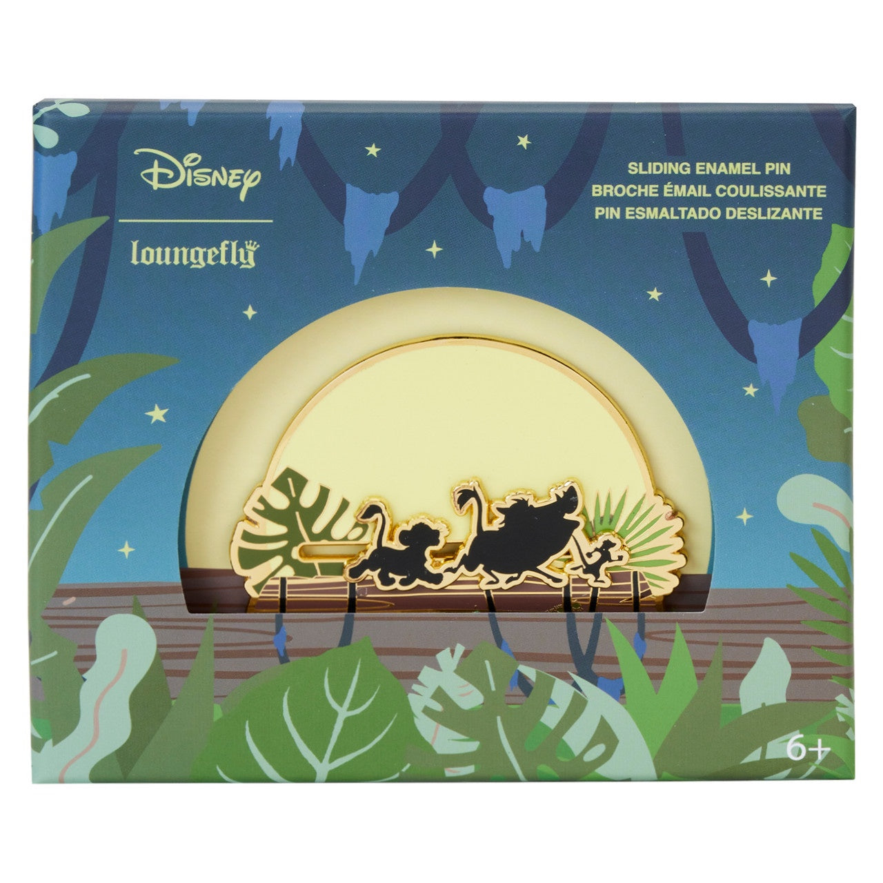 LOUNGEFLY : DISNEY - Lion King 30th Anniversary Hakuna Matata 3" Collector Pin