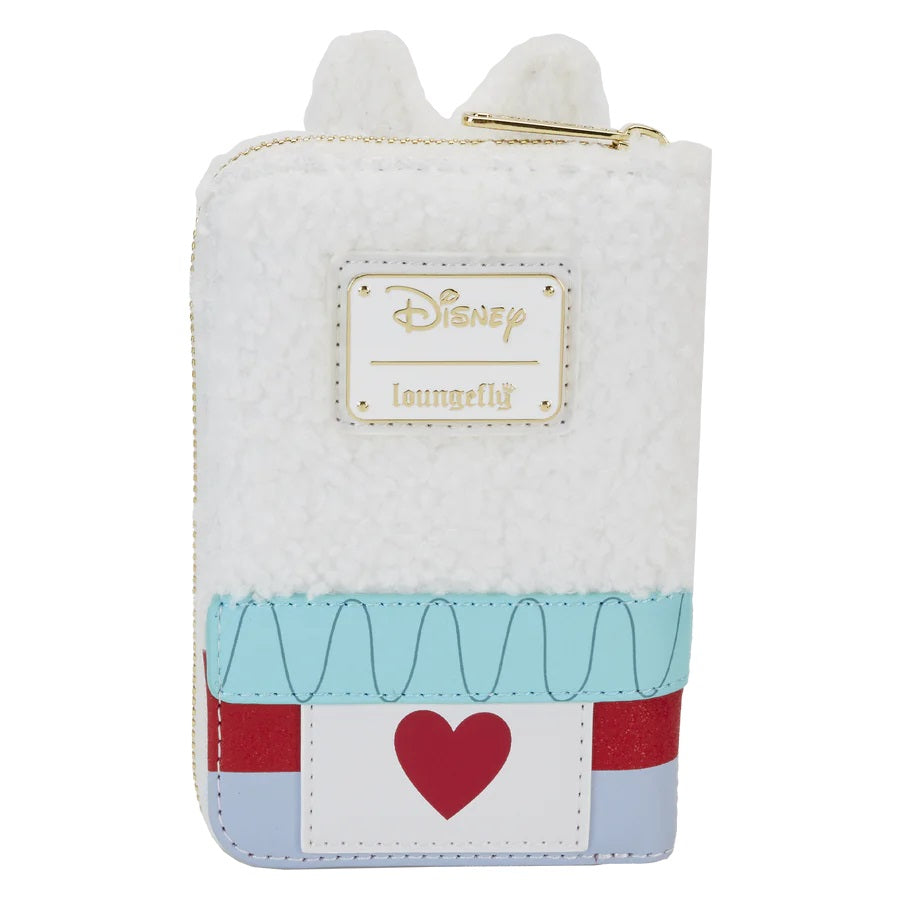 LOUNGEFLY : DISNEY - Alice In Wonderland White Rabbit Cosplay Zip Purse