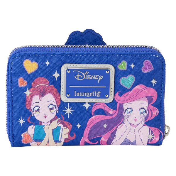 LOUNGEFLY : DISNEY - Princess Manga Style Zip-Around Purse