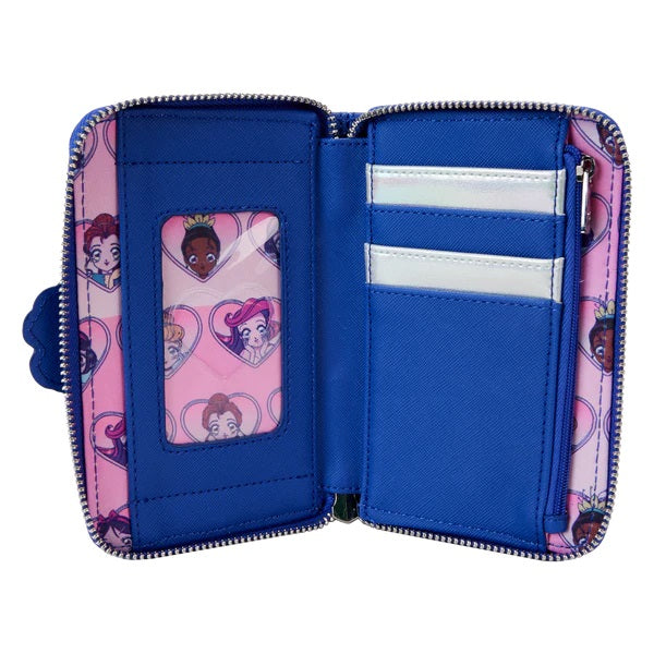 LOUNGEFLY : DISNEY - Princess Manga Style Zip-Around Purse