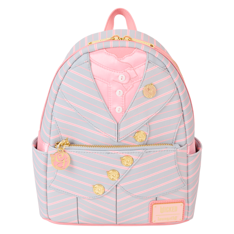 LOUNGEFLY : WICKED - Glinda Shiz University Uniform Cosplay Mini Backpack