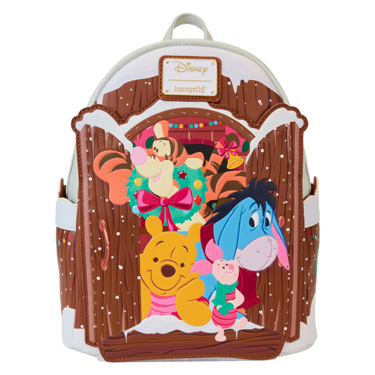 LOUNGEFLY : DISNEY - Winnie The Pooh & Friends Christmas Greetings Light Up Mini Backpack