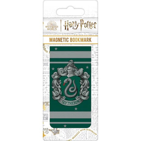 HARRY POTTER - Colourful Crest Slytherin Magnetic Bookmark