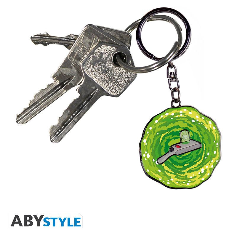 RICK AND MORTY - Portal Gun Moving Keyring