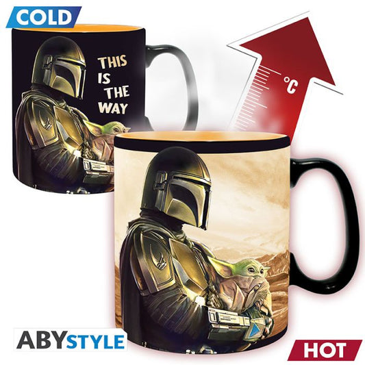 STAR WARS : MANDALORIAN - This Is The Way Mando Heat Changing Jumbo Mug