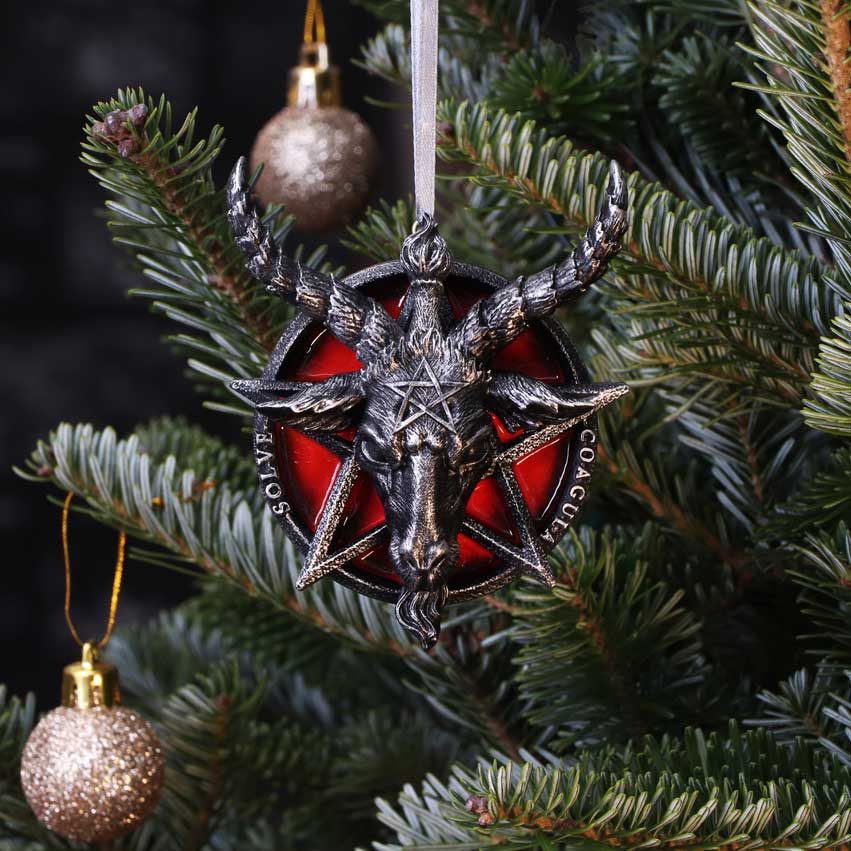 NEMESIS NOW - Baphomet Christmas Decoration