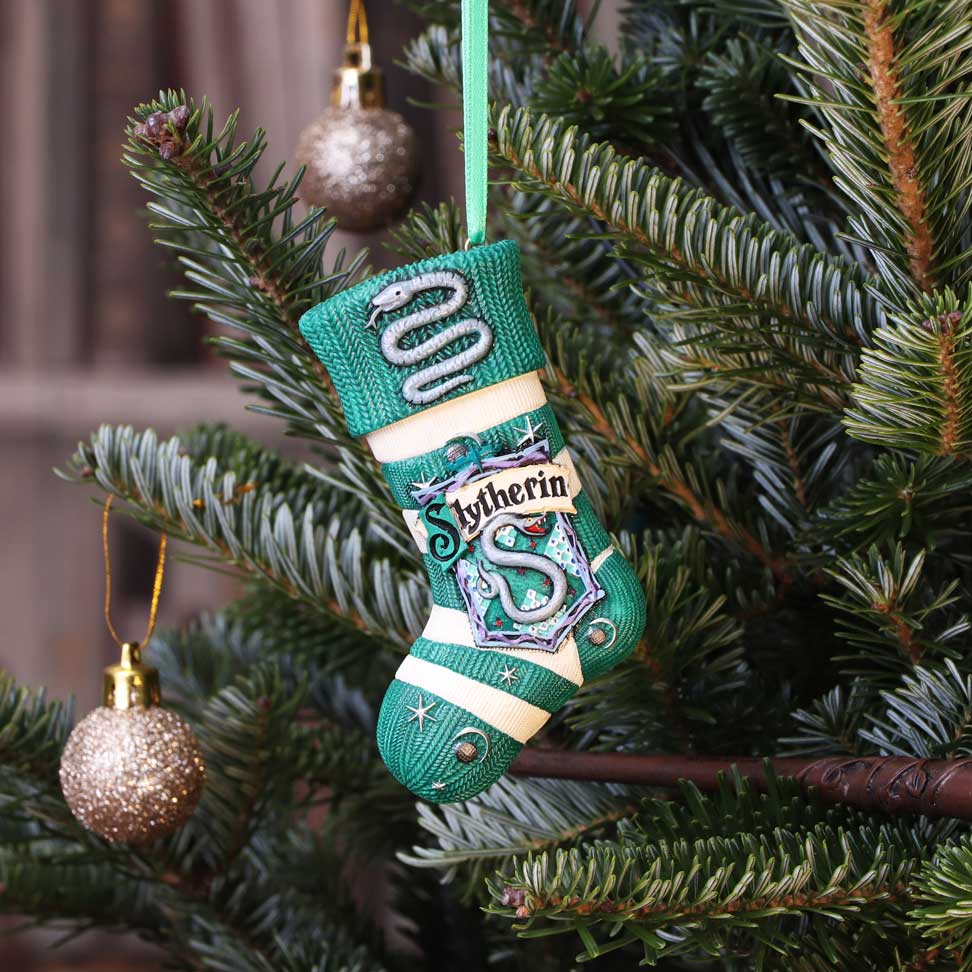 HARRY POTTER - Slytherin Stocking Christmas Decoration