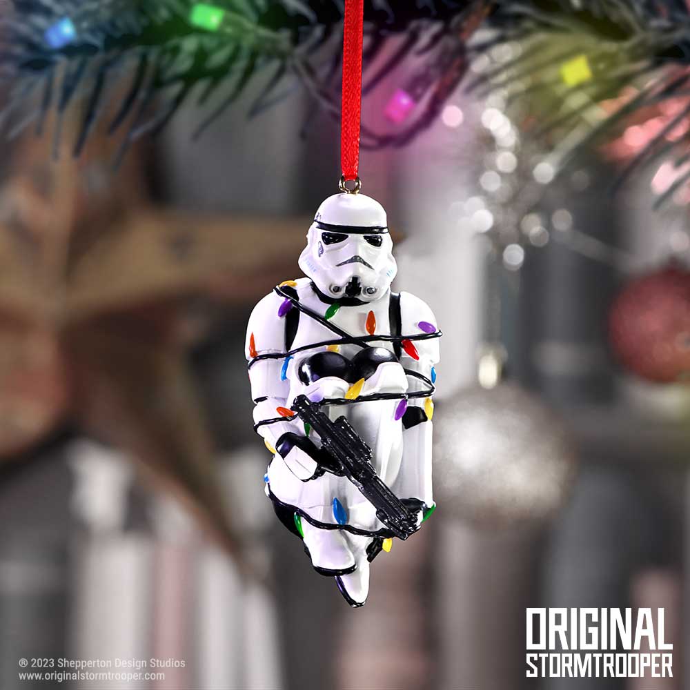 STAR WARS - Stormtrooper In Fairy Lights Christmas Decoration