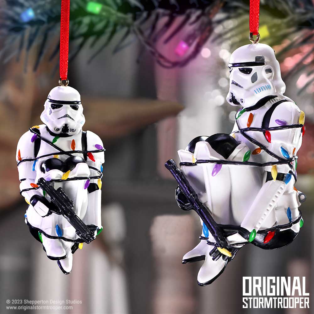 STAR WARS - Stormtrooper In Fairy Lights Christmas Decoration