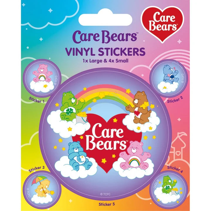 CARE BEARS - We Love Rainbows Vinyl Sticker