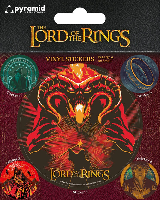 LORD OF THE RINGS - Be Bold Vinyl Sticker Sheet