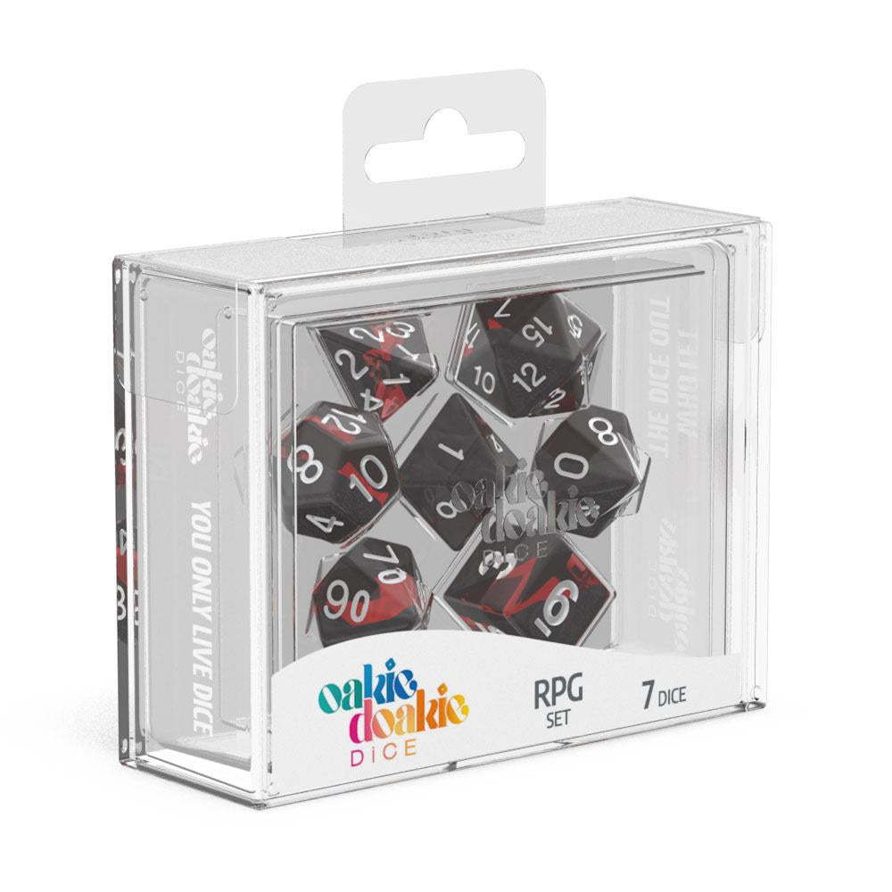 OAKIE DOAKIE - Enclave Ruby Dice Set (7)