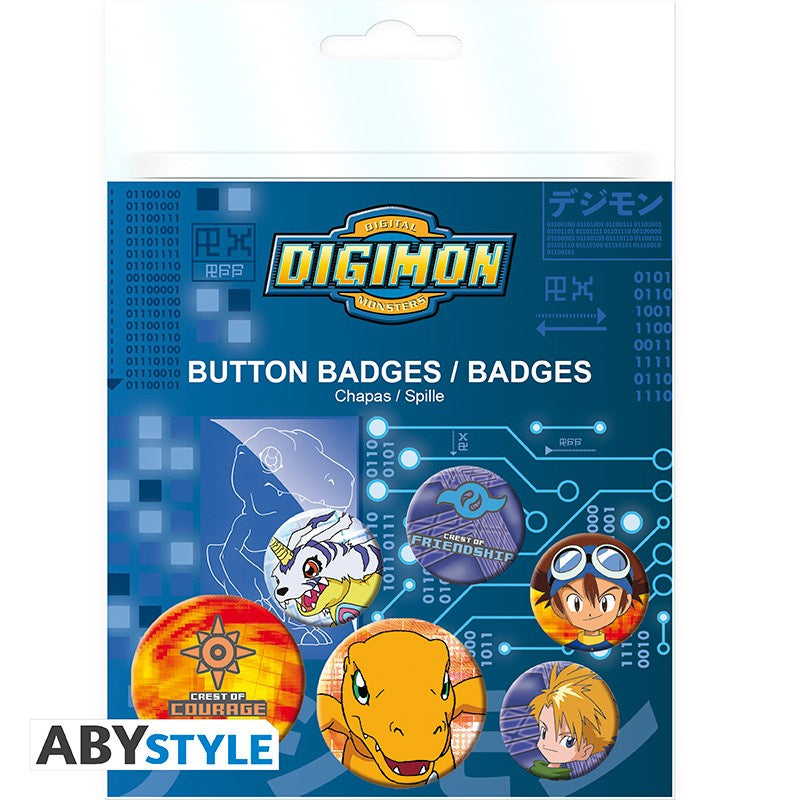 DIGIMON - Tai & Matt Badge Pack