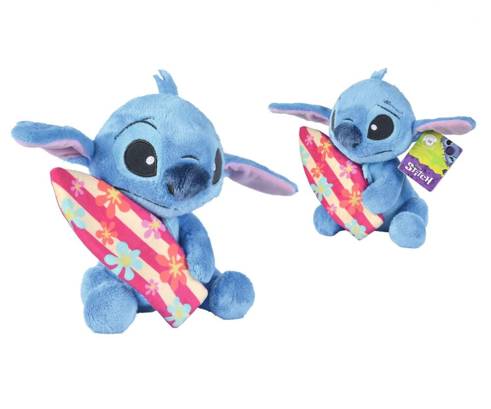 DISNEY : LILO & STITCH - Stitch with Surfboard 25cm Plush