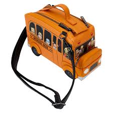 LOUNGEFLY : TRICK 'R TREAT - School Bus Crossbody Bag