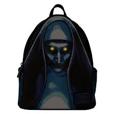 LOUNGEFLY : WARNER BROTHERS - The Nun Cosplay Light Up Glow Mini Backpack