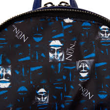 LOUNGEFLY : WARNER BROTHERS - The Nun Cosplay Light Up Glow Mini Backpack