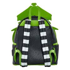 LOUNGEFLY : BEETLEJUICE - Pinstripe HEO Exclusive Mini Backpack