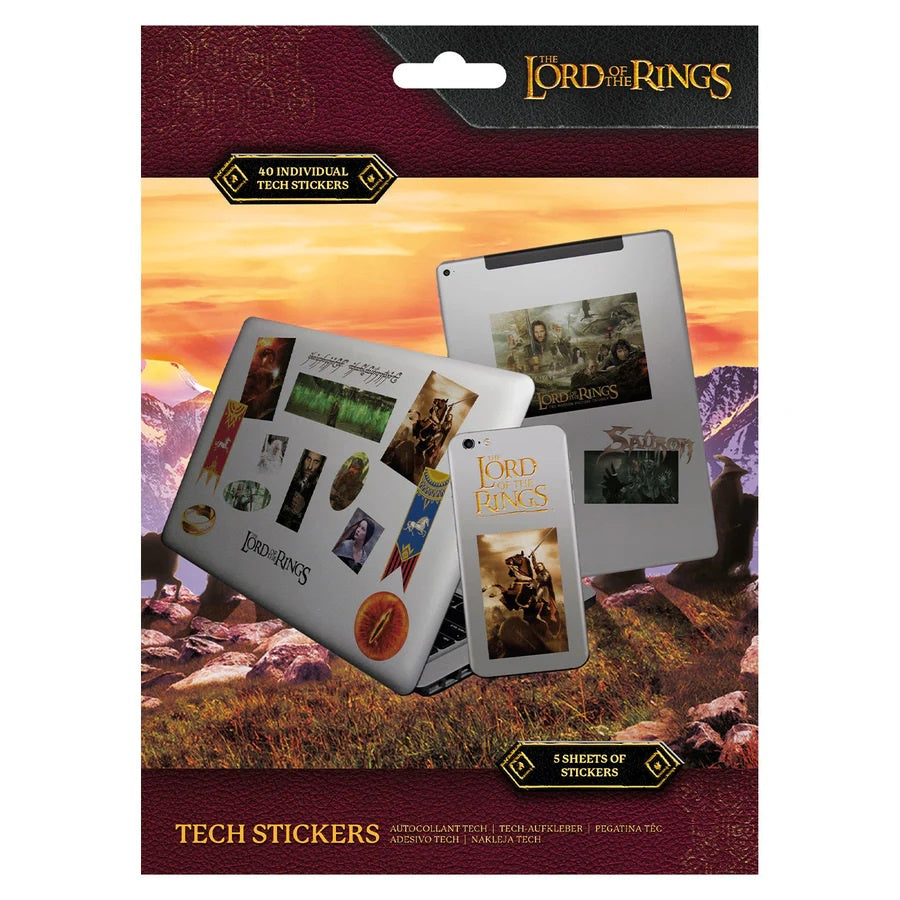 LORD OF THE RINGS - Heroes And Legends Tech Stickers