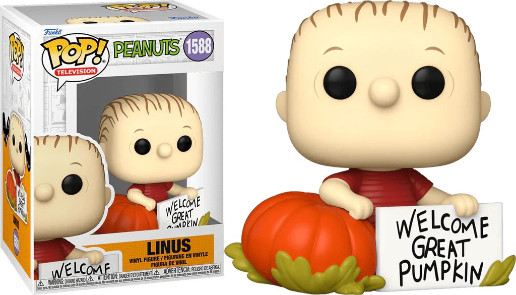 PEANUTS - Linus (Pumpkin) #1588 Funko Pop!