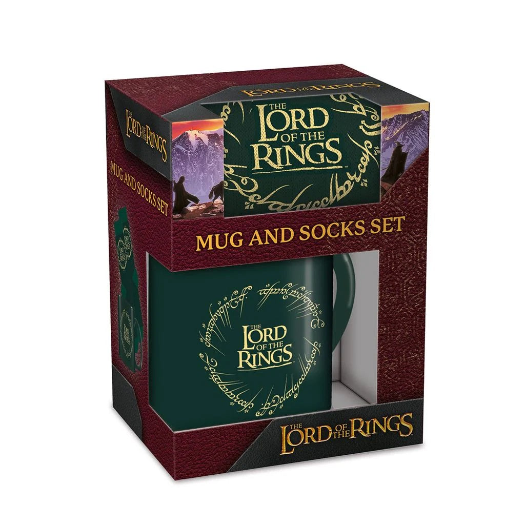 LORD OF THE RINGS - Logo Mug & Sock Set