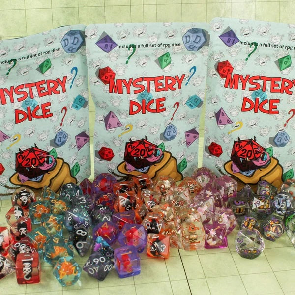 MYSTERY DICE GOBLIN - Filled Mystery Dice Bag (7 Pack)